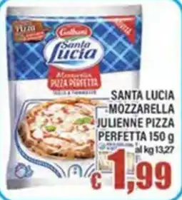 Top Supermercati Santa Lucia Mozzarella Julienne Pizza Perfetta offerta