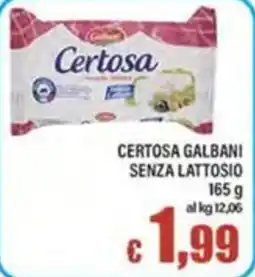 Top Supermercati Certosa senza lattosio offerta
