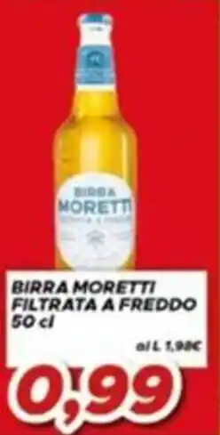 MA Supermercati Birra Moretti filtrata a freddo offerta