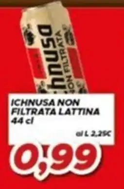 MA Supermercati Ichnusa non filtrata lattina offerta
