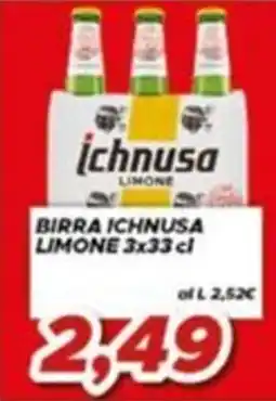 MA Supermercati Birra Ichnusa Limone offerta