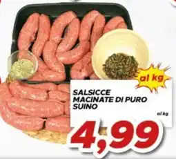 MA Supermercati Salsicce macinate di puro suino offerta