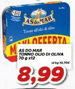 MA Supermercati Tonno olio di oliva AS DO MAR offerta