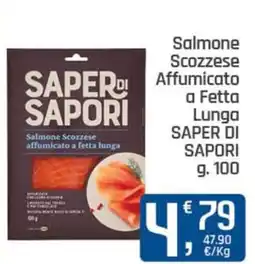 Ottimo Market Salmone Scozzese affumicato a fetta lunga Saper di Sapori offerta