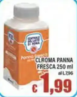 Top Supermercati Panna fresca Clroma offerta