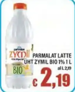 Top Supermercati Parmalat Latte UHT Zymil Bio 1% offerta