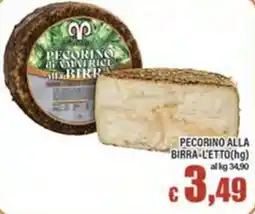 Top Supermercati Pecorino alla birra offerta