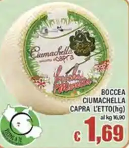 Top Supermercati Boccea Ciumachella Capra offerta