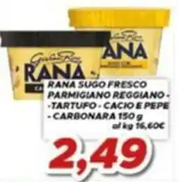 MA Supermercati Rana sugo fresco offerta