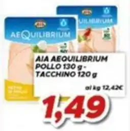 MA Supermercati Aia Aequilibrium pollo tacchino offerta