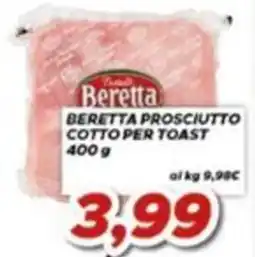 MA Supermercati Beretta Prosciutto Cotto per Toast offerta
