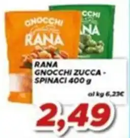 MA Supermercati Rana gnocchi zucca - spinaci offerta