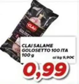 MA Supermercati Clai salame golosetto offerta
