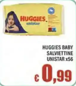 Top Supermercati Huggies baby salviettine unistar offerta