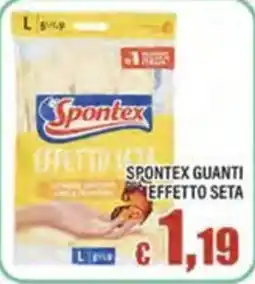 Top Supermercati Spontex guanti effetto seta offerta