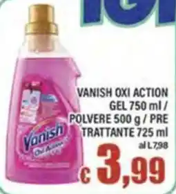 Top Supermercati Vanish Oxi Action offerta