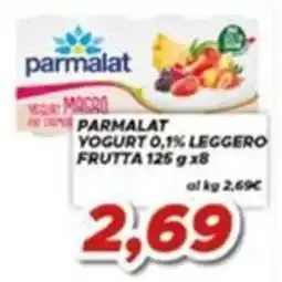MA Supermercati Parmalat Yogurt 0,1% Leggero Frutta offerta