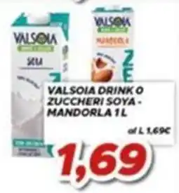 MA Supermercati Valsolia drink o zuccheri soya - mandorla offerta
