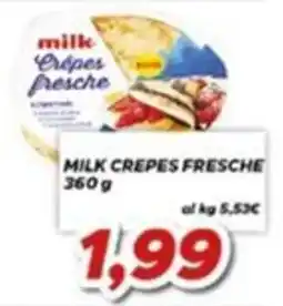 MA Supermercati Milk Crepes Fresche offerta