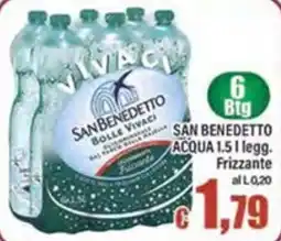 Top Supermercati San Benedetto Acqua Frizzante offerta