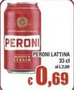 Top Supermercati Peroni lattina offerta
