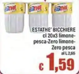 Top Supermercati Estathe bicchiere offerta
