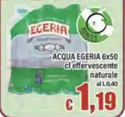 Top Supermercati Acqua Egeria offerta