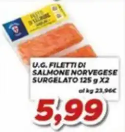 MA Supermercati U.G. Filetti di Salmone Norvegese offerta