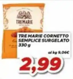 MA Supermercati Tre Marie cornetto semplice surgelato offerta