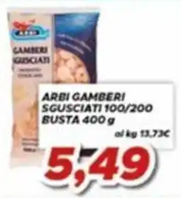 MA Supermercati Arbi gamberi sgusciati offerta