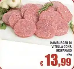 Top Supermercati Hamburger di vitella conf. offerta