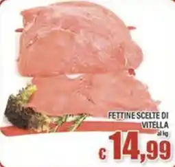 Top Supermercati Fettine scelte di vitella offerta
