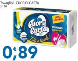 Sidis Tovaglioli Cuor di Carta offerta