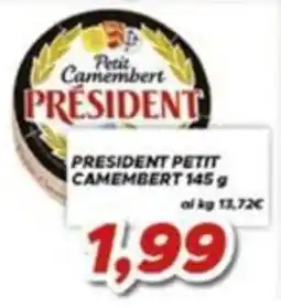 MA Supermercati President Petit Camembert offerta