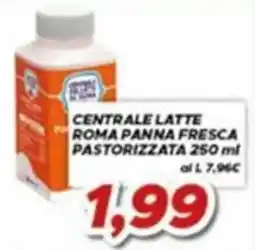 MA Supermercati Centrale Latte Roma Panna Fresca Pastorizzata offerta