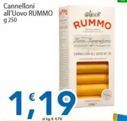 Sidis Cannelloni all’Uovo RUMMO offerta