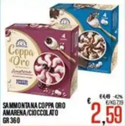 Supermercati EffePiù Sammontana Coppa Oro Amarena/Cioccolato offerta