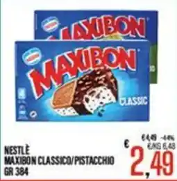 Supermercati EffePiù Maxibon classic Nestlé offerta