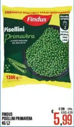 Supermercati EffePiù Findus Pisellini Primavera offerta