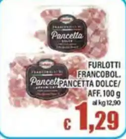 Top Supermercati Pancetta dolce Furlotti offerta