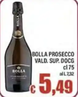 Top Supermercati Bolla Prosecco Vald. Sup. DOCG offerta