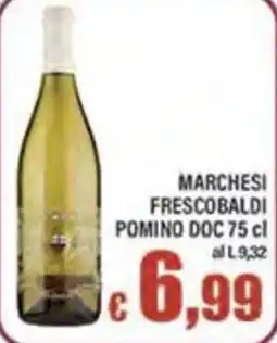 Top Supermercati Marchesi Frescobaldi Pomino DOC offerta