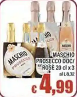 Top Supermercati Maschio Prosecco Rosé offerta