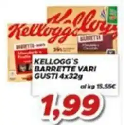 MA Supermercati Kellogg's Barrette Vari offerta