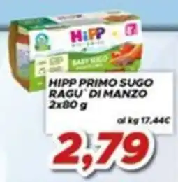 MA Supermercati Hipp primo sugo ragu' di manzo offerta