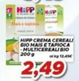 MA Supermercati Hipp crema cereali bio mais e tapioca offerta