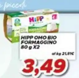 MA Supermercati Hipp omo bio formaggino offerta