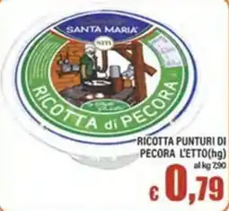 Top Supermercati Ricotta di pecora offerta
