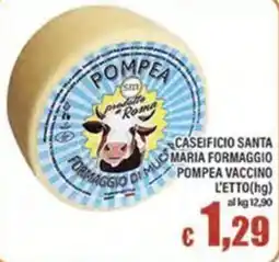 Top Supermercati Formaggio di mucca pompea vaccino offerta