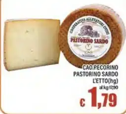 Top Supermercati Pecorino pastorino sardo offerta